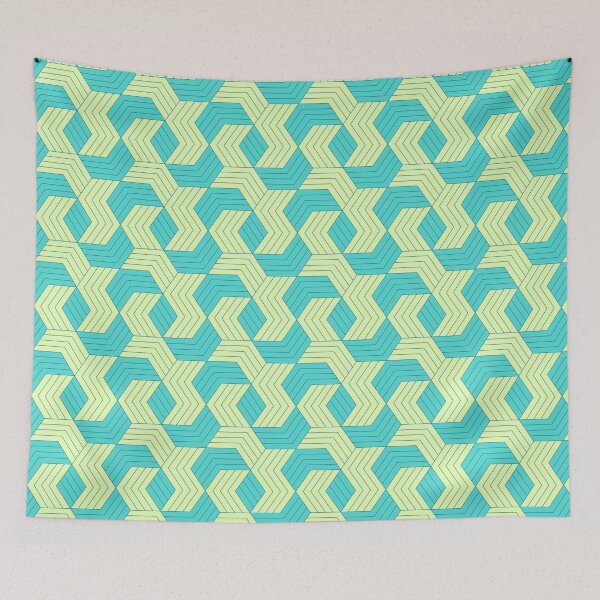 Item preview, Unique Green Hexgonal Checkers - Geometric Abstract Pattern - Gifts For Mom designed and sold by RoyalStarsPatts.