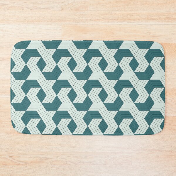 Item preview, Refined Green Honey Interlocking - Geometric Abstract Pattern - Gifts For Sister designed and sold by RoyalStarsPatts.