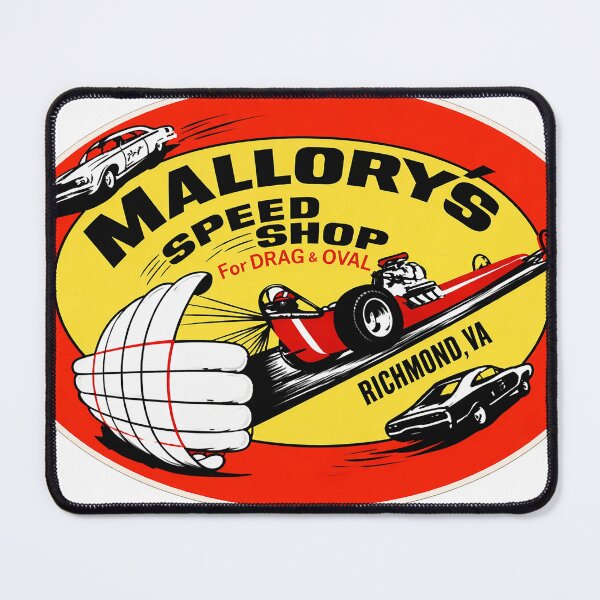 Item preview, Mallorys Speed Shop designed and sold by Retrorockit.
