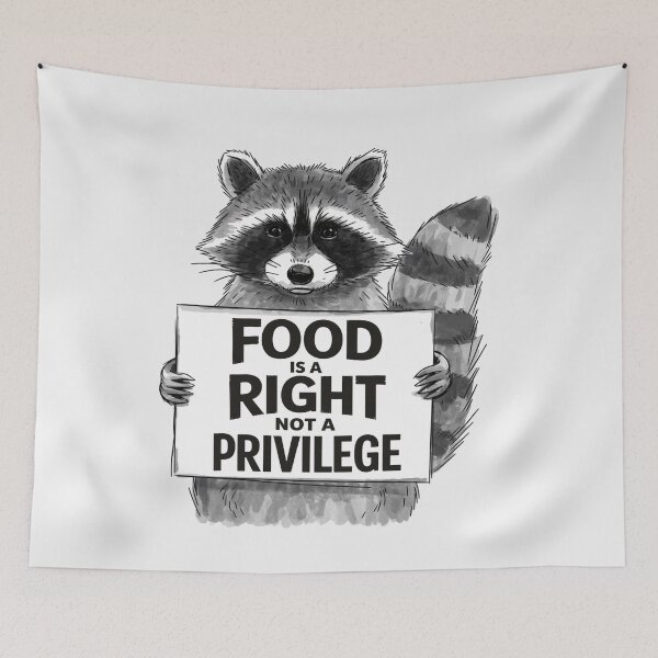 Item preview, Food Is A Right Not A Privilege designed and sold by ketkacreations.