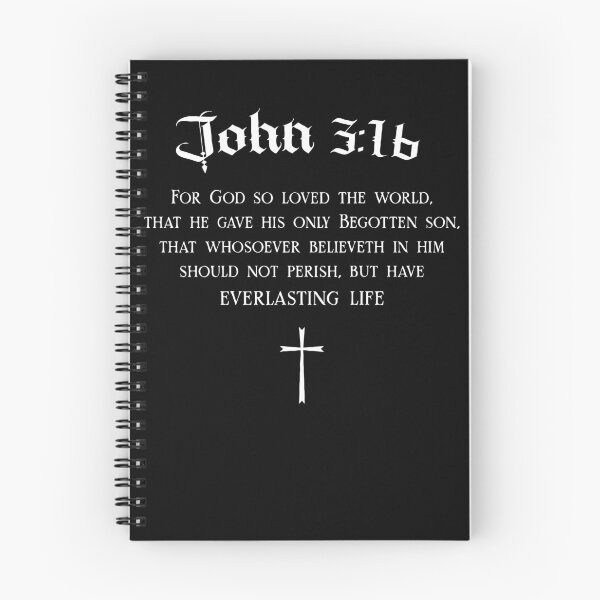 Item preview, John 3:16 Bible Verse designed and sold by coracssnpt.