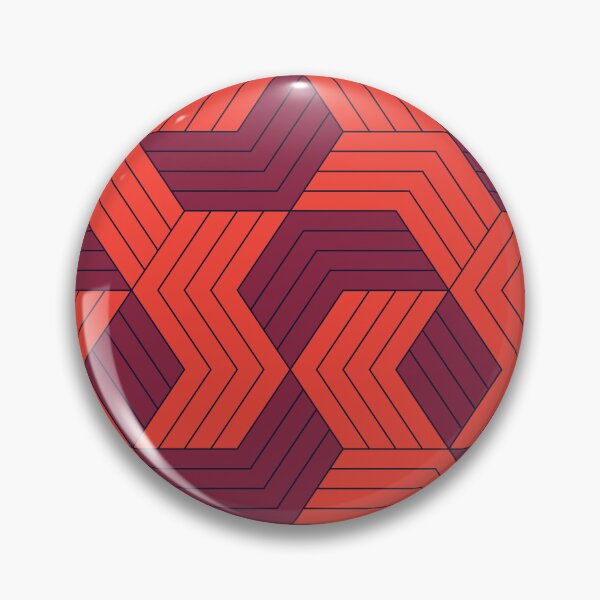 Item preview, Artistic Red Hex Checks - Geometric Abstract Pattern - Housewarming Gifts designed and sold by RoyalStarsPatts.