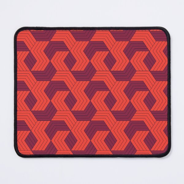 Item preview, Artistic Red Hex Checks - Geometric Abstract Pattern - Housewarming Gifts designed and sold by RoyalStarsPatts.
