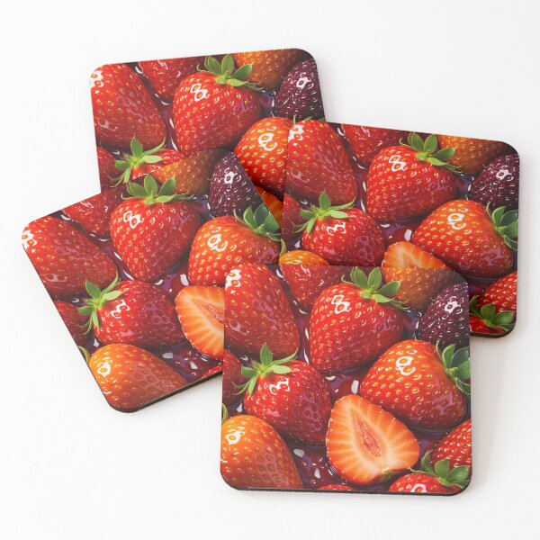 Item preview, Strawberry Syrup Bliss designed and sold by Kaleidoscope Print.