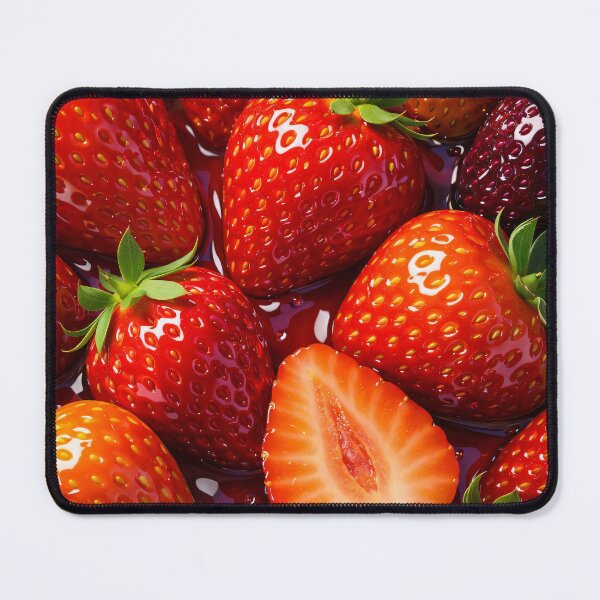 Item preview, Strawberry Syrup Bliss designed and sold by Kaleidoscope Print.