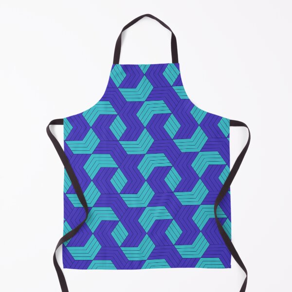 Item preview, High End Blue Hexgonal Checkerboard - Geometric Abstract Pattern - Mother'S Day Gift Ideas designed and sold by RoyalStarsPatts.