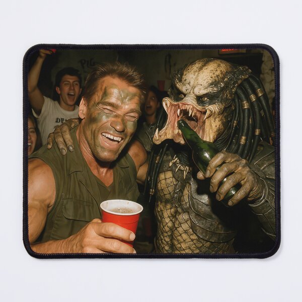Item preview, Arnold Schwarzenegger The Predator - A Candid Paparazzi-Style Photo designed and sold by BlazeB2.