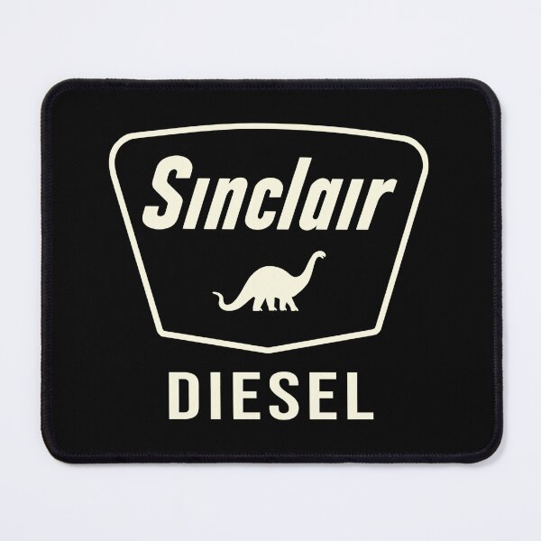 Item preview, Vintage Sinclair Diesel emblem - white print designed and sold by retropetrol.