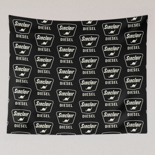 Item preview, Vintage Sinclair Diesel emblem - white print designed and sold by retropetrol.
