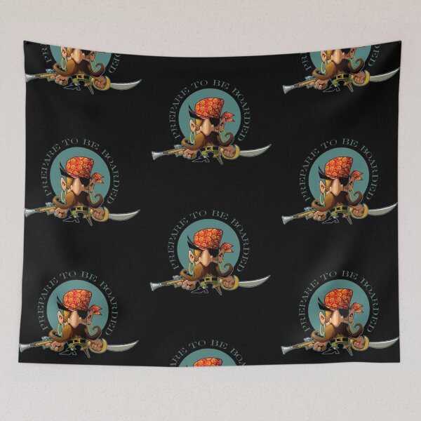 Item preview, Ahoy, matey! ?‍☠️ ,pirate prepare to be borded art designed and sold by Slickskillz11.