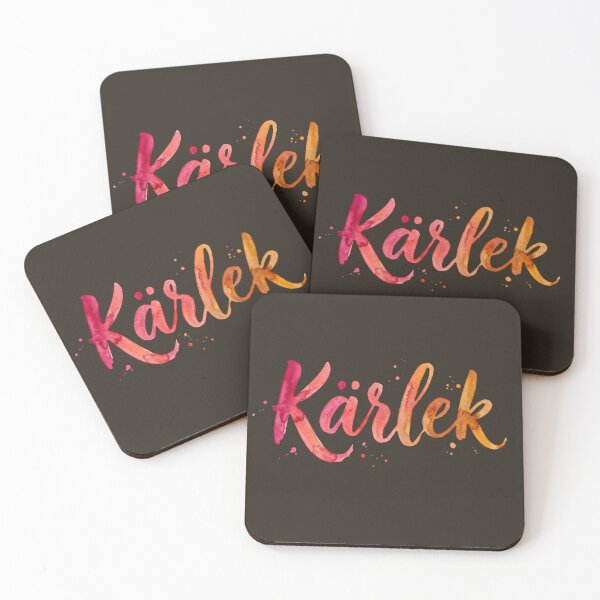 Item preview, Kärlek in Watercolour (Love in Swedish) designed and sold by CalmnessbyChoice.