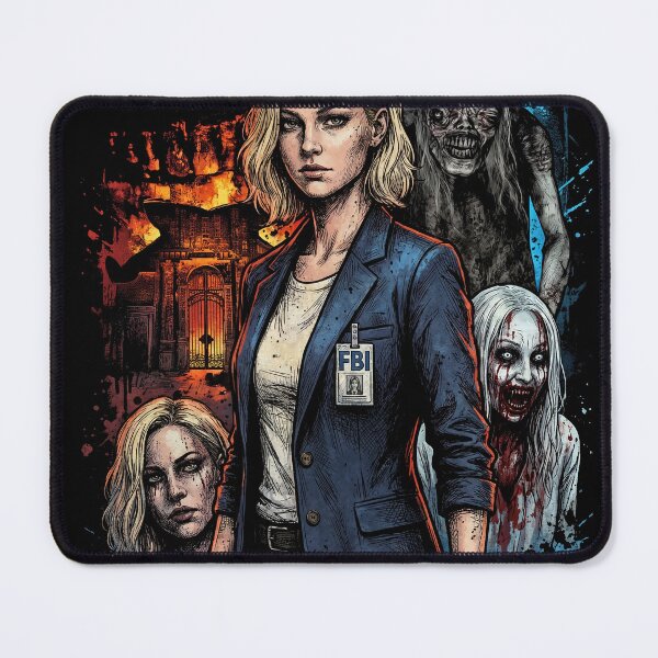 Item preview, Grace Ashcroft RE9 Leon S Kennedy Dual Story Survival Terror Art designed and sold by Senpaiwaves.