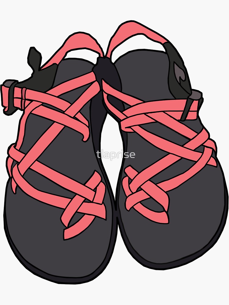 Red and black chacos on sale