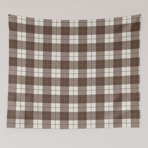 Item preview, Brown And Cream Buffalo Plaid   designed and sold by pattern-archive.