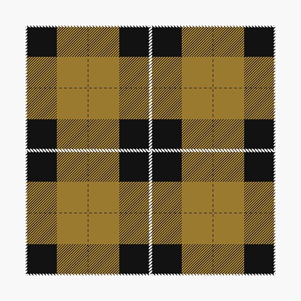 Item preview, Yellow And Black Buffalo Plaid   designed and sold by pattern-archive.