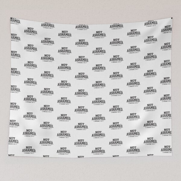 Item preview, Not Ashamed Romans 1:16 – Bold Christian Faith Declaration designed and sold by astersgraphics.