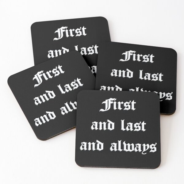 Item preview, First and last and always- Sisters of Mercy Gohtic LetterTribute designed and sold by simpledarkwavewisdom.
