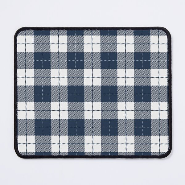 Item preview, Blue And White Buffalo Plaid   designed and sold by pattern-archive.