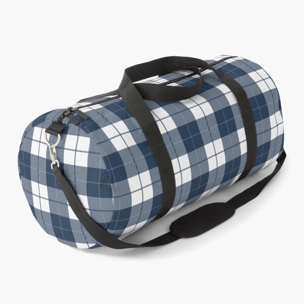 Item preview, Blue And White Buffalo Plaid   designed and sold by pattern-archive.