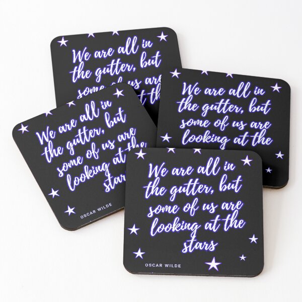 Item preview, We are all in the gutter, but some of us are looking at the stars. designed and sold by jamesgerardking.