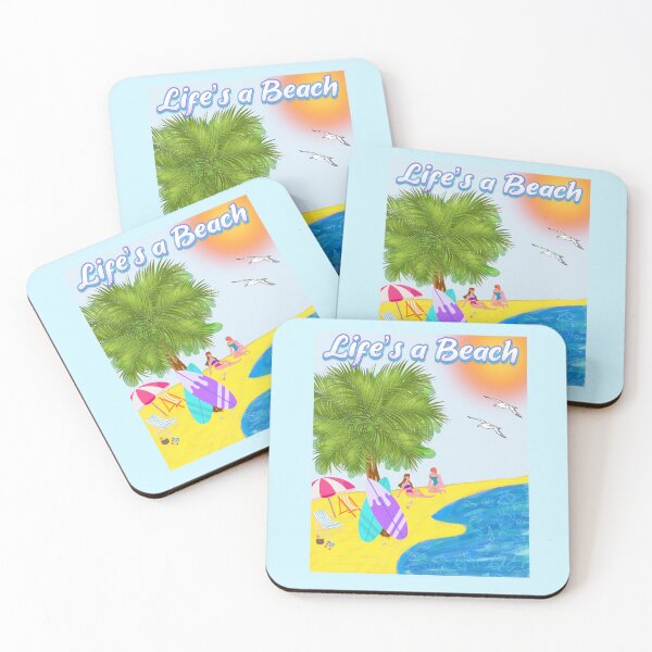 Item preview, Life’s a Beach designed and sold by ParkandPress.