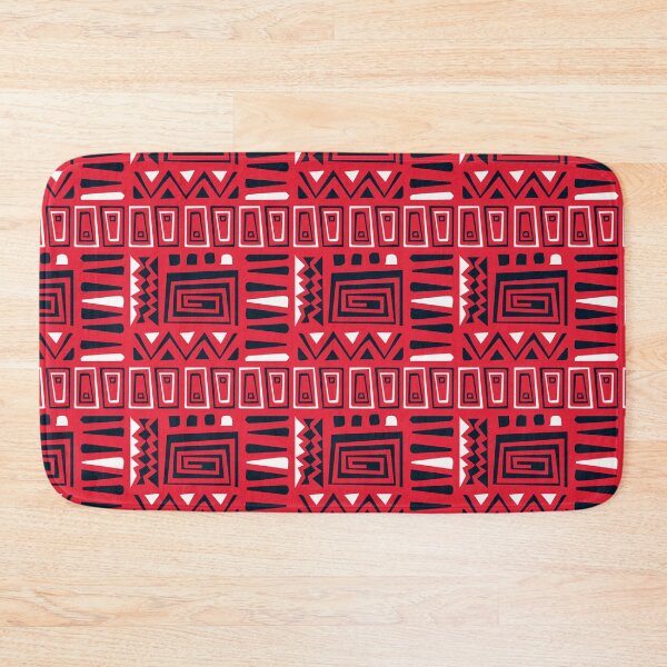 Item preview, High End Red African Checkerboard - Ethnic Polynesian Tribal  - Gifts For Women designed and sold by RoyalStarsPatts.