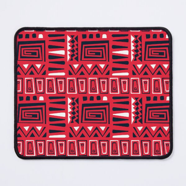 Item preview, High End Red African Checkerboard - Ethnic Polynesian Tribal  - Gifts For Women designed and sold by RoyalStarsPatts.