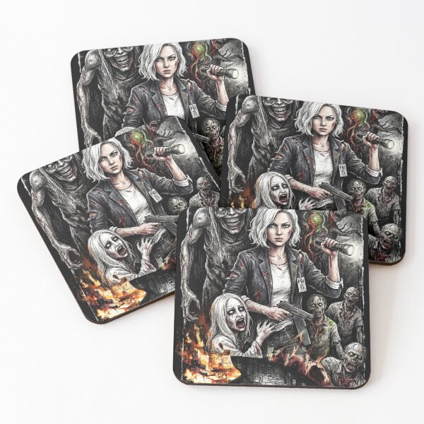 Item preview, Grace Ashcroft RE Requiem Raccoon Legacy FBI Analyst Portrait Icon designed and sold by Senpaiwaves.