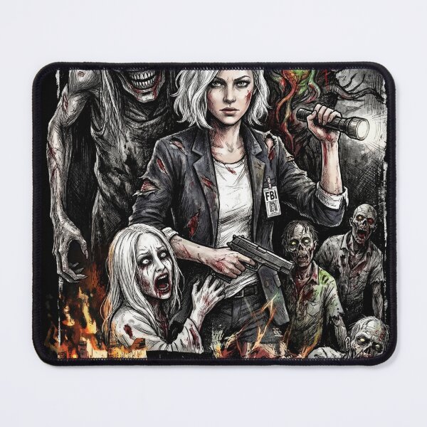 Item preview, Grace Ashcroft RE Requiem Raccoon Legacy FBI Analyst Portrait Icon designed and sold by Senpaiwaves.