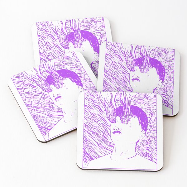 Item preview, 3x3x3x eye (purple line art)  designed and sold by Yazan Mshaykh.