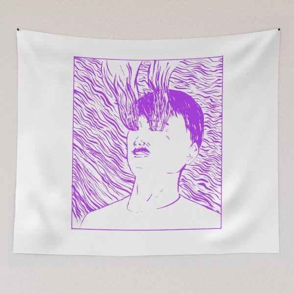 Item preview, 3x3x3x eye (purple line art)  designed and sold by Yazan Mshaykh.
