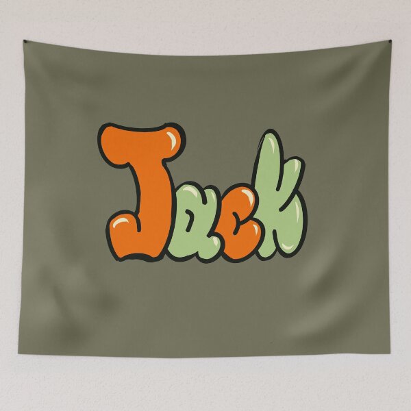 Item preview, Jack in orange - The top 10 best Personalized Custom Name gift ideas for boys and men named Jack. designed and sold by Artonmytee.