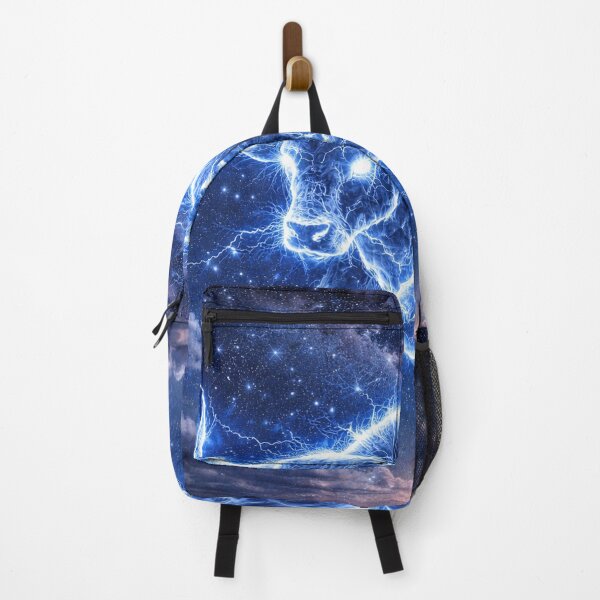 Item preview, Taurus Zodiac Lightning Constellation – Electric Bull in the Starry Night Sky designed and sold by SpicyWind.