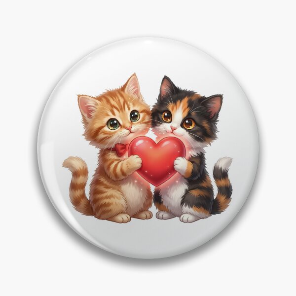 Item preview, Two Cats with Heart: The Art of Loving designed and sold by Marcu Ioachim.