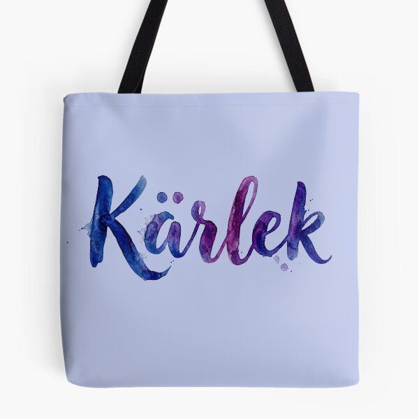 Item preview, Kärlek in Watercolour (Love in Swedish) designed and sold by CalmnessbyChoice.