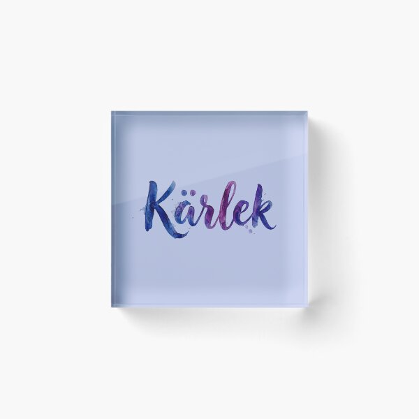 Item preview, Kärlek in Watercolour (Love in Swedish) designed and sold by CalmnessbyChoice.