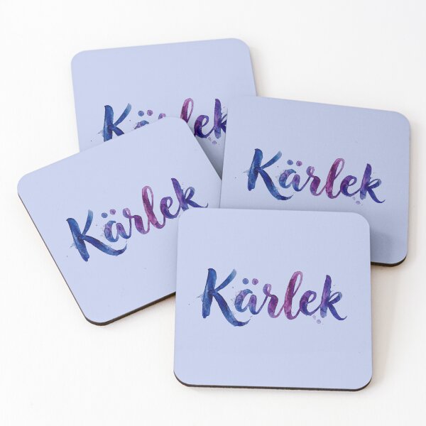 Item preview, Kärlek in Watercolour (Love in Swedish) designed and sold by CalmnessbyChoice.