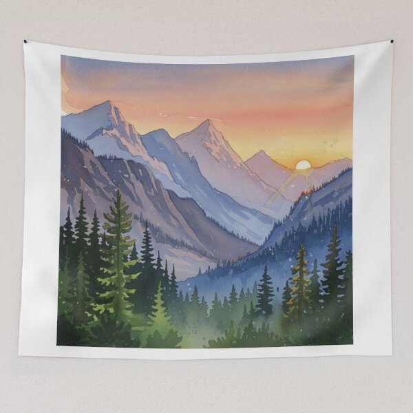 Item preview, Kangchenjunga Mountain Inspired Artwork designed and sold by Redist Creations.