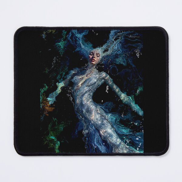 Item preview, Iara Brazilian Enchantress – Surreal Aquatic Fantasy Art #8 designed and sold by Helios Be. Lavsh.