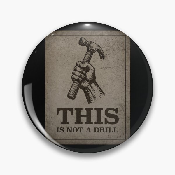 Item preview, This is Not a Drill - Hand holding Hammer (Eroded) designed and sold by STUDIO-72.