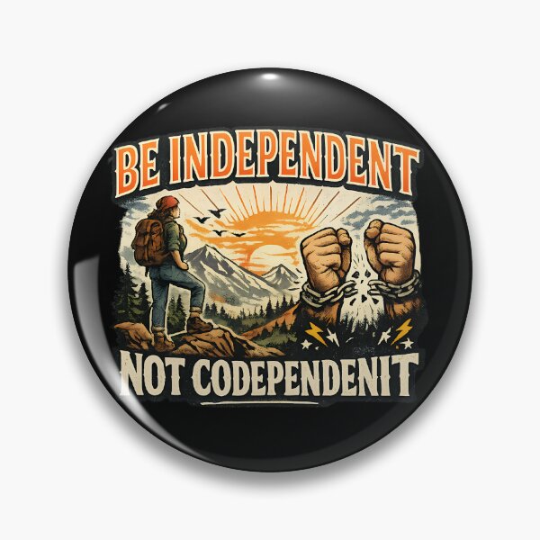 Item preview, Be Independent Not Codependent Self Growth Freedom Design designed and sold by TeeTimeTreasure.