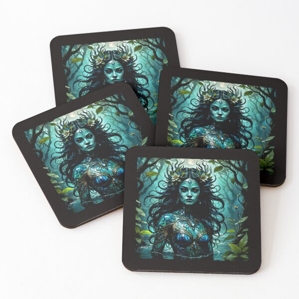 Item preview, Iara Brazilian Enchantress – Surreal Aquatic Fantasy Art #9 designed and sold by Helios Be. Lavsh.