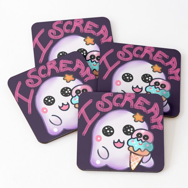 Item preview, I Scream | Cute Ghost with Ice Cream Pun designed and sold by HopeAndHustle.