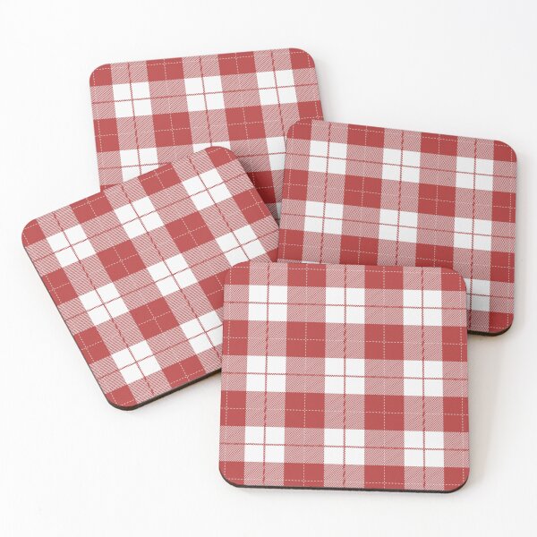 Item preview, Red And White Buffalo Plaid   designed and sold by pattern-archive.