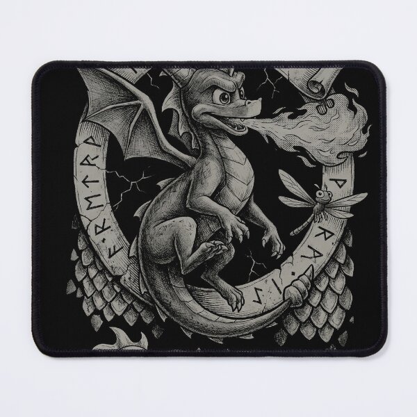 Item preview, Spyro the Dragon and Hornet from Silksong Mischievous Hero – Wings Glide Fire Attack Pose designed and sold by Senpaiwaves.