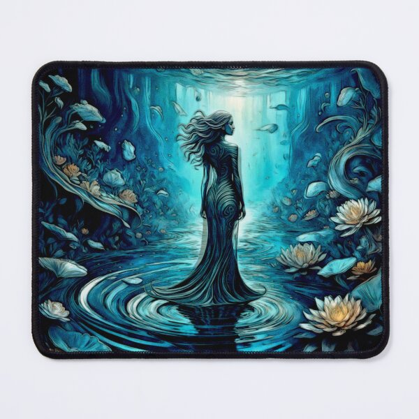 Item preview, Iara Brazilian Enchantress – Surreal Aquatic Fantasy Art #10 designed and sold by Helios Be. Lavsh.