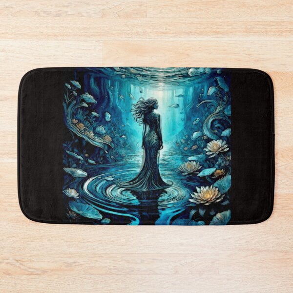Item preview, Iara Brazilian Enchantress – Surreal Aquatic Fantasy Art #10 designed and sold by Helios Be. Lavsh.