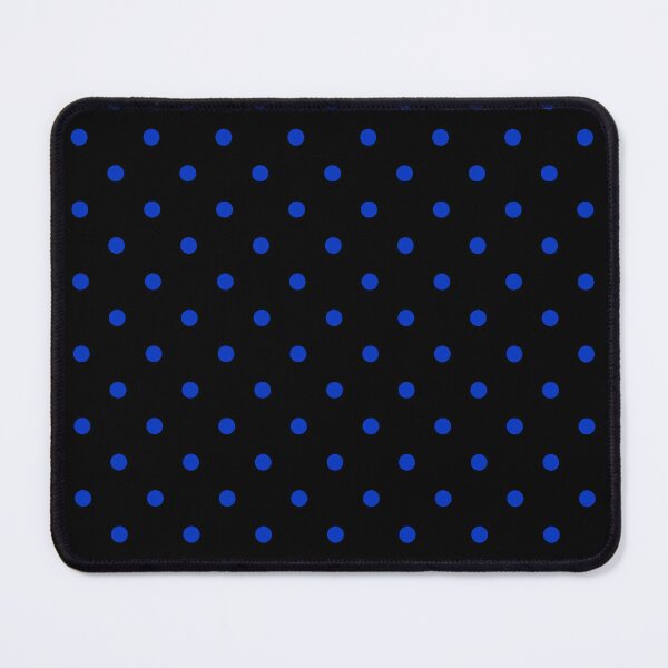 Item preview, Cobalt Blue Polkadots On Black designed and sold by POLKAIWERX.