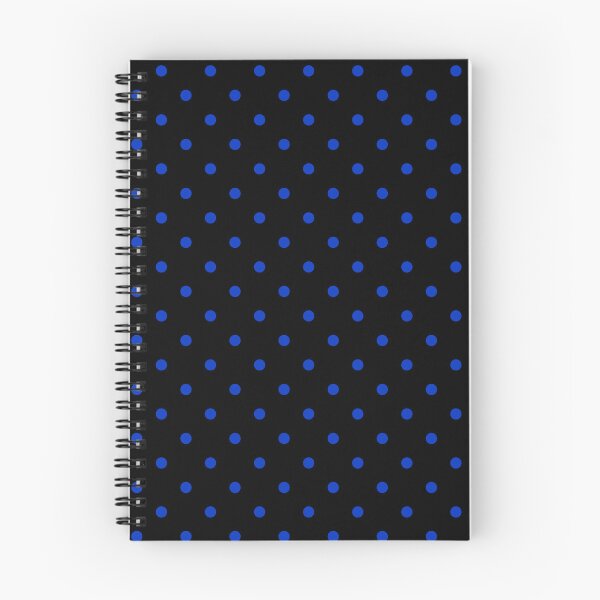 Item preview, Cobalt Blue Polkadots On Black designed and sold by POLKAIWERX.