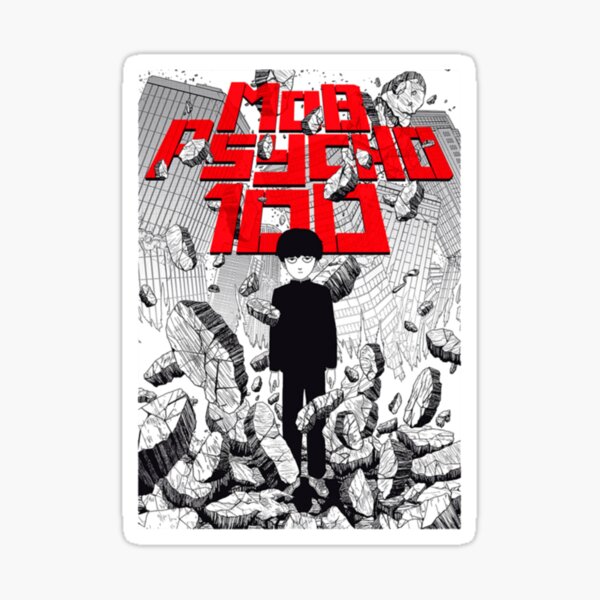4K Mob from Psycho 100 Japanese comics Sticker